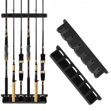 Wall Mounted Fishing Rod Display Rack - OEM Plastic Storage Racks