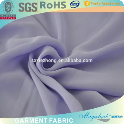 chiffon scarf 100 polyester garment raw material