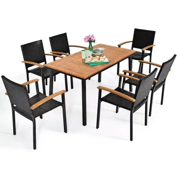 outdoor garden furniture rattan chair dining