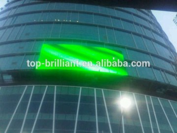 high brightness transparent led net screen
