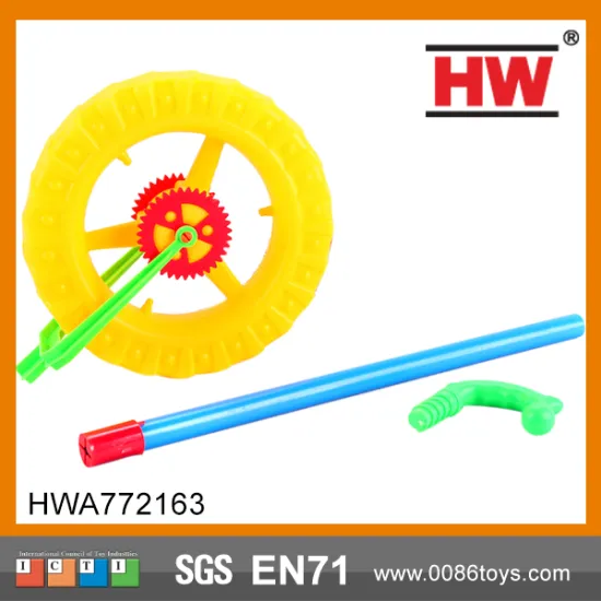 New Design Kids Plastic Push Wheel Toy