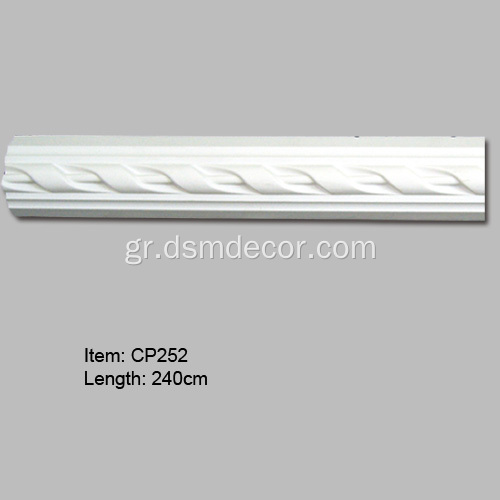 Pu Chair Rail and Panel Moulding Corner