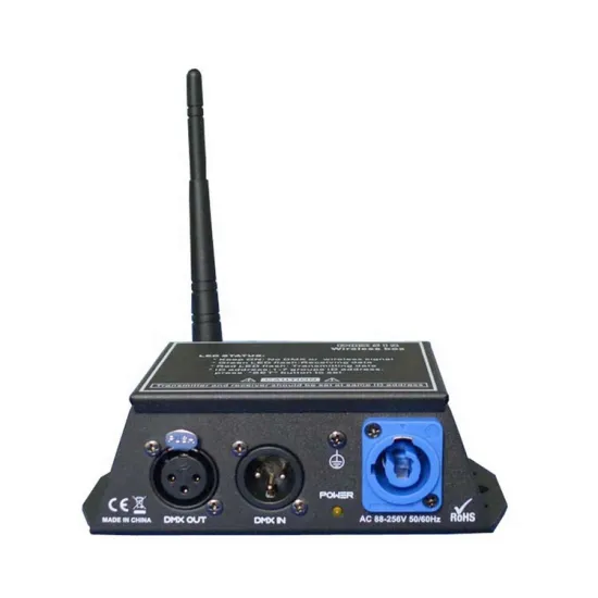 Wireless DMX Controller: 2.4G Transmitter and Receiver for Stage Equipment