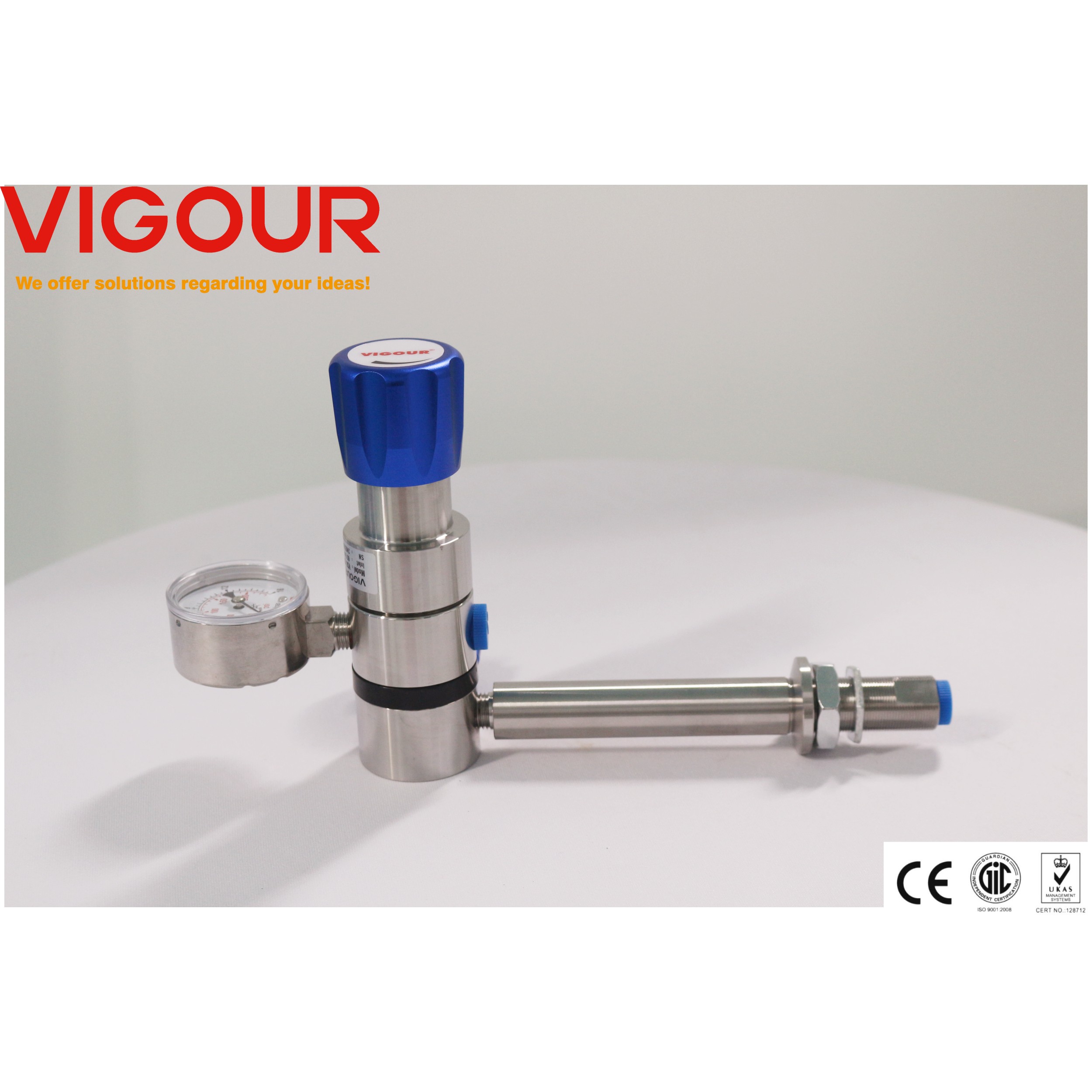 Tapping Point Regulator Bench-mounting Co2 Regulator Tapping Points Gas Stick Assemblies, High ...
