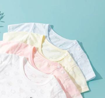 Baby thin ice silk short-sleeved T-shirt