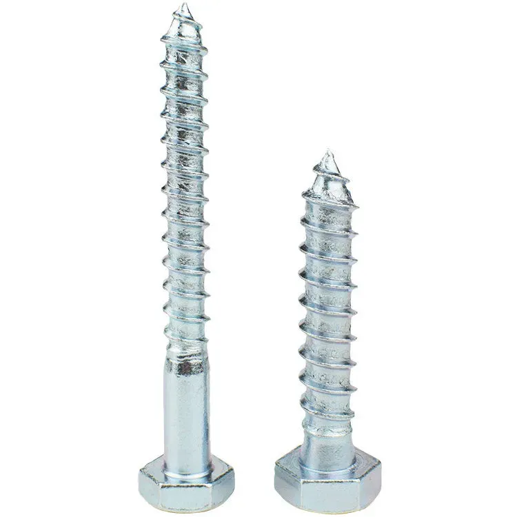 Zinc Plated Hex Head Coach Screws