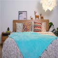 Pure Color Breathable Coral Velvet Children Bed Blanket