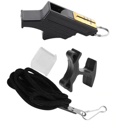 Professional Molten Valkeen Flip Grip Referee Whistle for Football and Basketball