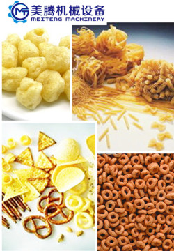 new fried wheat flour snacks making machinery/processing line/fried flour snacks production line
