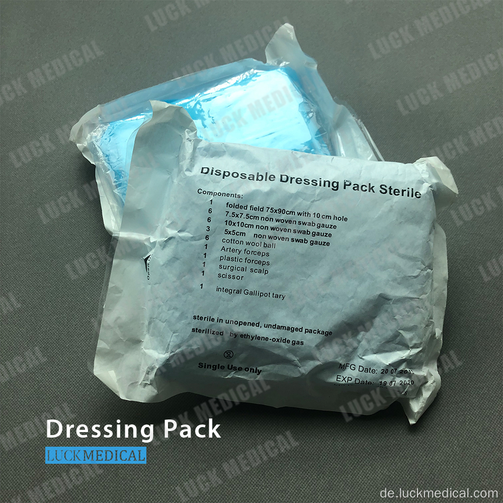 Einweg -Krankenhaus -Dressing -Kit