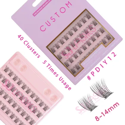 Custom Eyelash Boxes for DIY Eyelash Extensions and Beauty Supplies