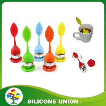 100% food Grade Leaf Silicone Tea Infuser