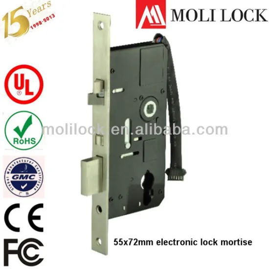 Electronic Mortise, Hotel Lock with Mortise Cylinder, Lock Mortise Set