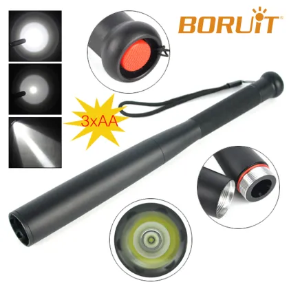 Baseball Stick Self Defense LED Flashlight