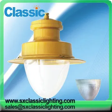 aluminum house & toughened garden solar light battery