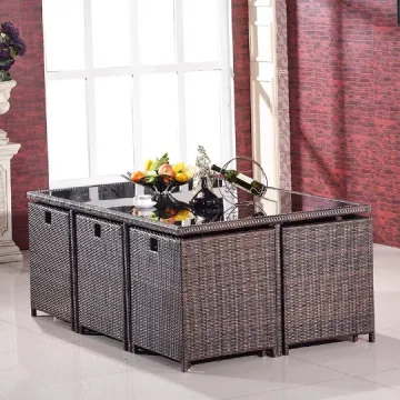 Rattan Patio Leisure Furniture: Outdoor Sofa Set & Cube Rattan Furniture