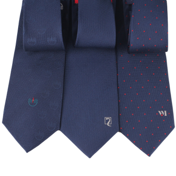 Custom Logo Silk Jacquard Neckties - Handmade 100% Silk Ties for Men