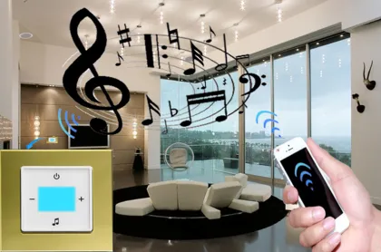 wifi smart home multiroom audio system with speakers