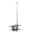 Mobile Surveillance Tower Mobile CCTV with 9-meter telescopic mast Supplier
