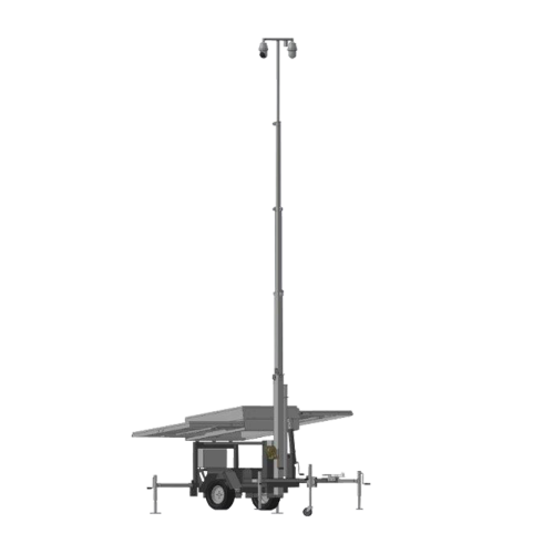 Mobile Surveillance Tower The tower is usually equipped with high-resolution cameras Manufactory