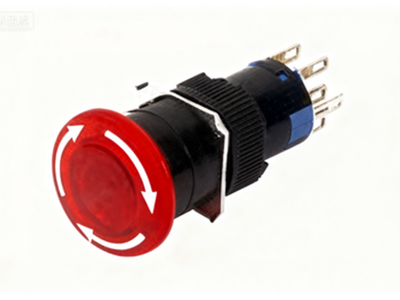 Red Rotary Reset Emergency Switch