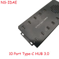 10 Port USB C 3.0 Hub 120W