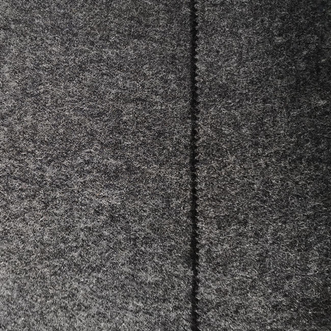 Wool viscose boiled wool fabric for melange colours