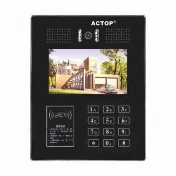 TCP/IP video surveillance systems for multiple apartment, supports flat to management intercom