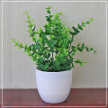 Fresh Artificial Foliage Plant Potted Bonsai Wedding Party Mall Desktop Decor With Basin