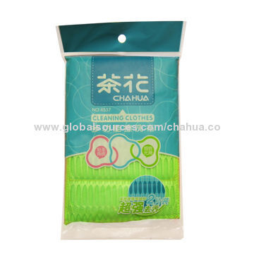 Cleaning rag, 4pcs/bag, natural vegetable fibre