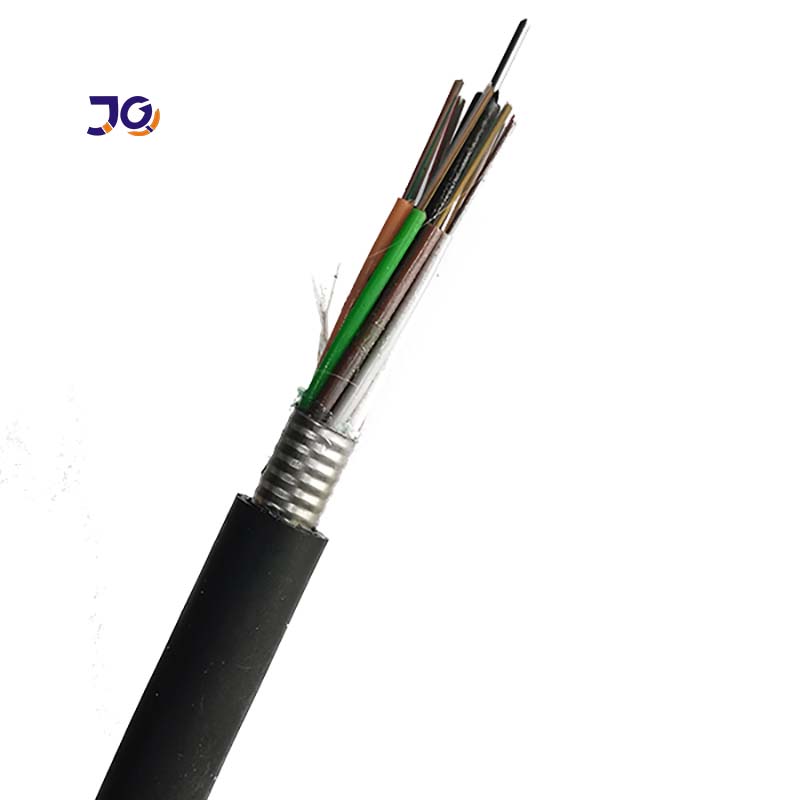 overhead G652D 144 cores GYTS fiber optic cable