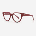 Cat Eye Acetate Female Classic Optical Frames 23A3193