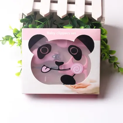 Babycare Manicure Set 4-in-1 Safety Panda Case