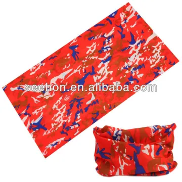 red ground camouflage headwear