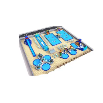 Hot Sale Inflatable Pool with Slide for Commercial Use and Inflatable Water Park