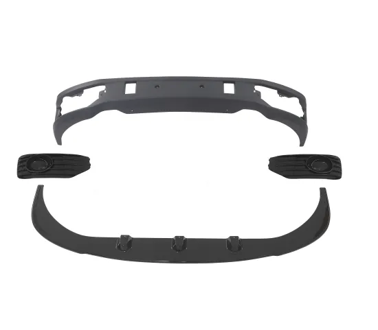 KSEEK Front Bumper Spoiler with Fog Lamps for Volkswagen VW T5 Sportline