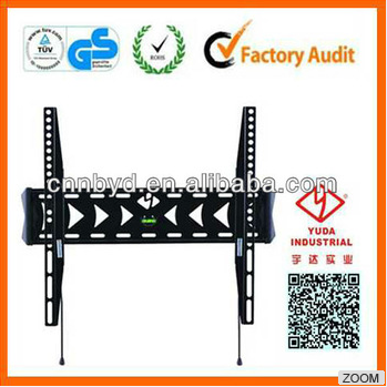 Flat Fixed lcd plasma tv wall mount bracket for 32-55" monitor screen