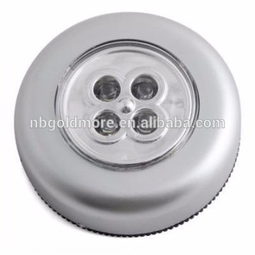 3xAAA Lampada a touch a LED a buon mercato, luce spinta a LED, luce adesiva a LED, lampada a touch led da imballaggio vescica, luce a spinta a LED 3