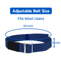 Senior Navy Metal Buckle Gait Belt