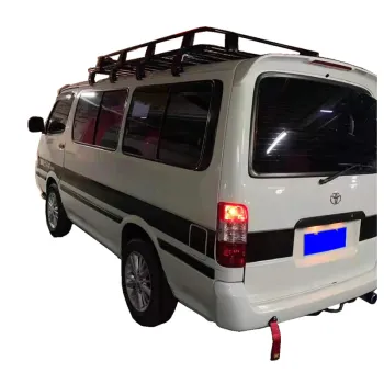 Black Steel 4x4 Roof Racks for Hiace - Car Cargo Carrier Luggage Basket
