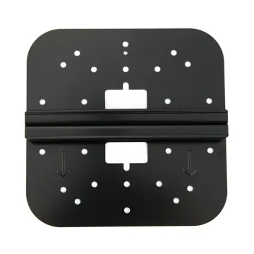 Bracket Square Metal Black Coating Painting Stamped Punched