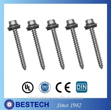 Made in Taiwan Zinc Plating Self Tapping Concrete Screw with EPDM Washer