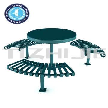Steel Outdoor Picnic Table Wholesale,Outdoor Furniture for Backyard,Metal Outdoor Street Furniture for Park