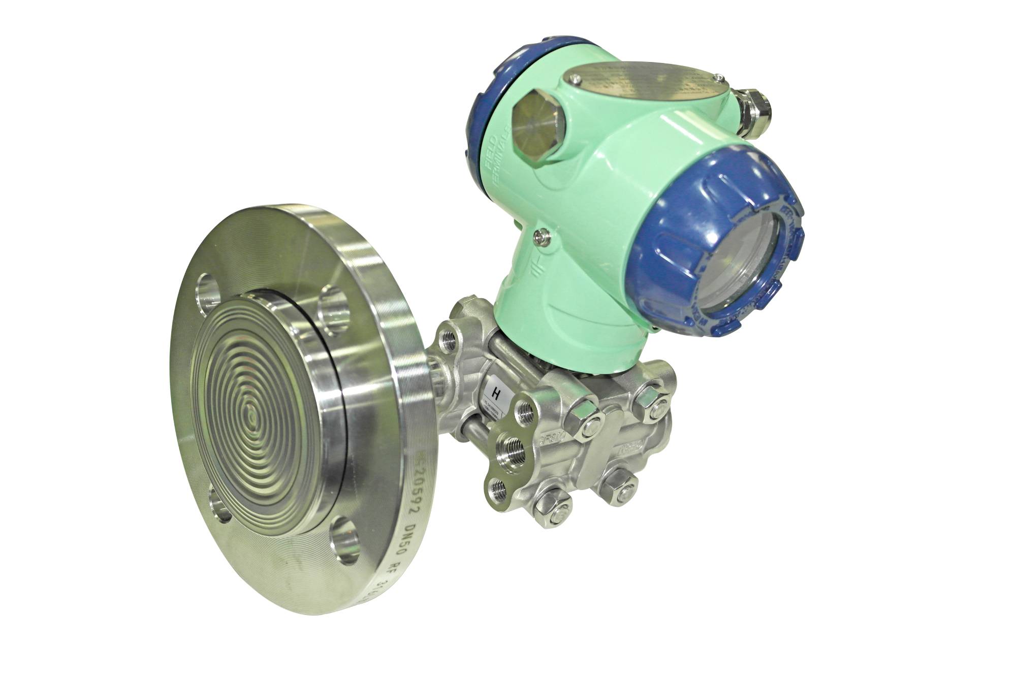 Single flange differential pressure transmitter
