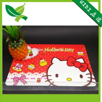 plastic dining pp table mat drawing table mat