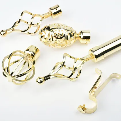 High-Quality Metal Curtain Rod Bracket - Single Roman Curtain Rod Accessories