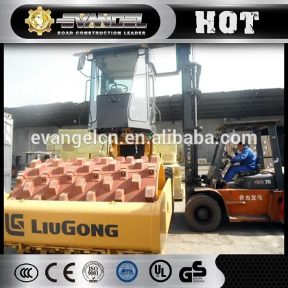 14 Ton Mechanical Vibratory Roller LiuGong CLG614 Virating Road Roller