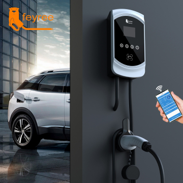 Chargeur EV Feyree 22KW - Station de charge rapide 32A pour les véhicules électriques de type 1 et de type 2