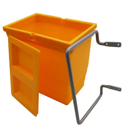 Hanging Bin Door Mounting Bracket for Cabinet Storage Laundry Bin