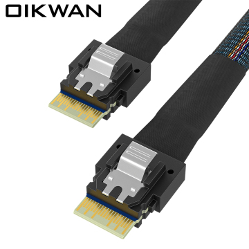 Slim SAS SFF-8654 4i to SFF-8654 4i Cable slimsas 4X Server Cable